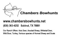 Chambers Bowhunts