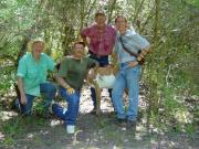 Left to right: Ken Denton, David Bailey, Roland Jenkins and Keith Bass