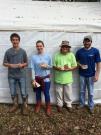 Overall Award Winners - L to R John Krautz, Mary Smith (Youth Overall) Lisa Freeman, Shiloh Butts